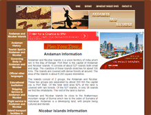 Tablet Screenshot of andaman.org.in